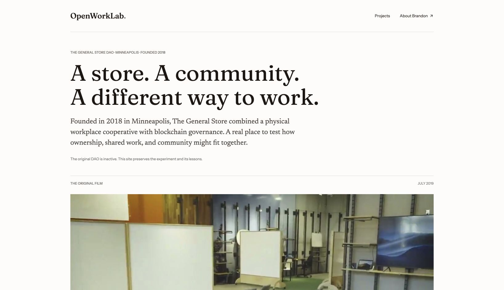 The General Store retrospective